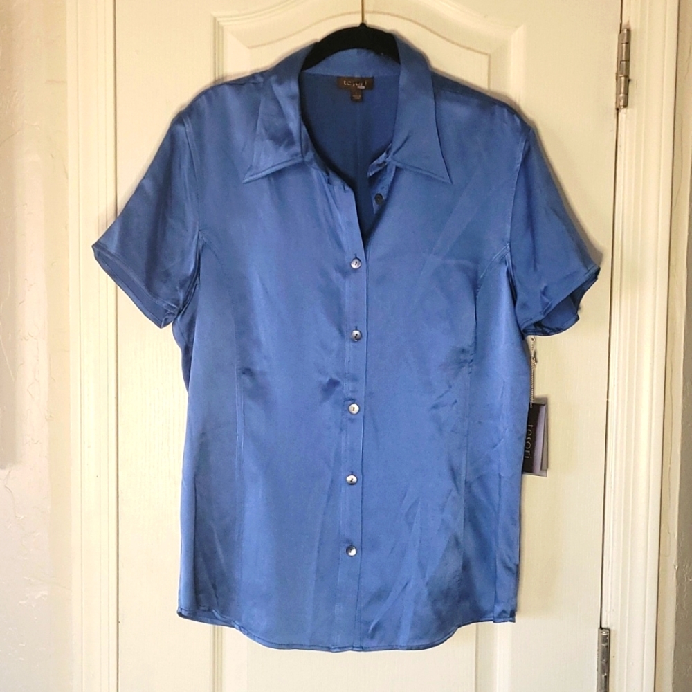 155- Tesori Silk Blouse Size L